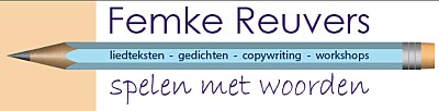 Femke Reuvers -http://www.spelenmetwoorden.nl- geeft o.m. workshops Liedteksten Schrijven en Gedichten Schrijven.