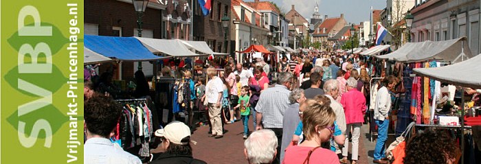 De Stichting Vrijmarkt Breda-Princenhage organiseert elk jaar op de zondag voor Hemelvaartsdag een enorme vrijmarkt in Princenhage (Breda)