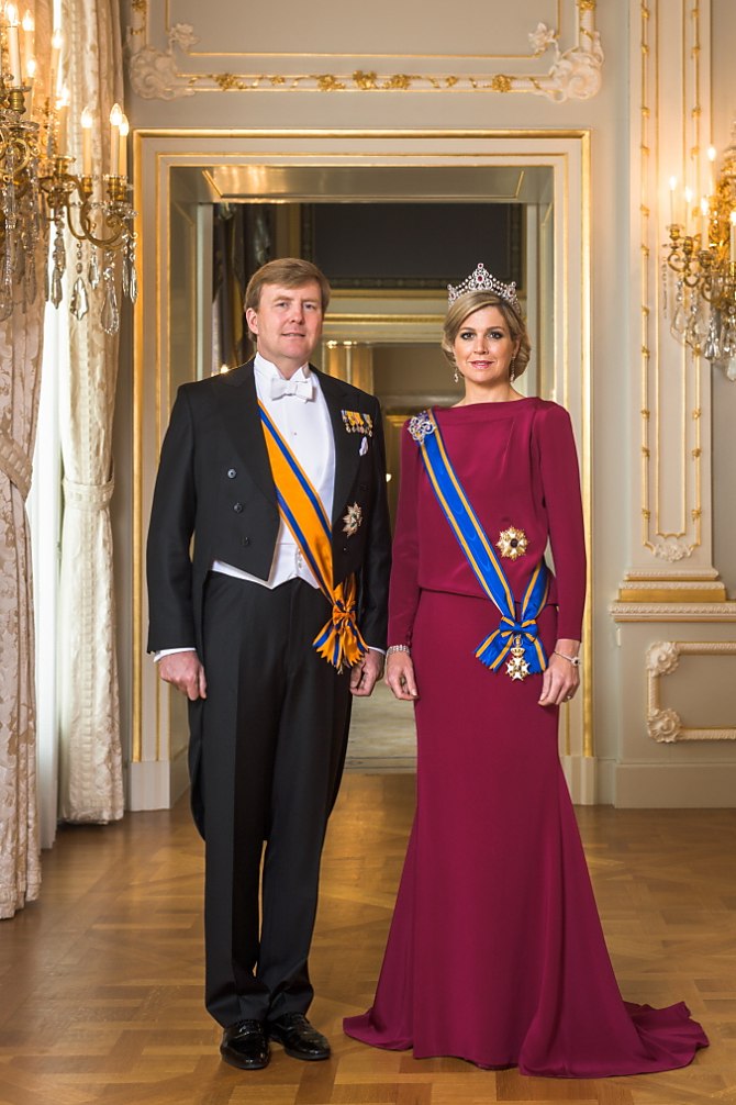 staatsieportret koning willem-alexander en koningin maxima