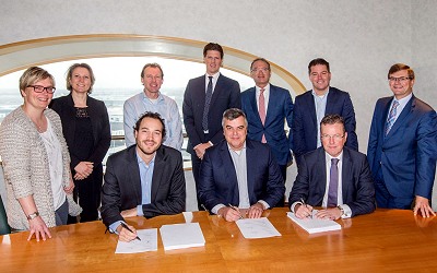 5 januari 2017: De hoofddirectie van The Greenery in Princenhage-Breda heeft een nieuwe financieringsovereenkomst gesloten met Deutsche Bank, Rabobank en DLL. De nieuwe faciliteiten voorzien The Greenery in de huidige financieringsbehoefte en de financiering van haar strategische doelen.